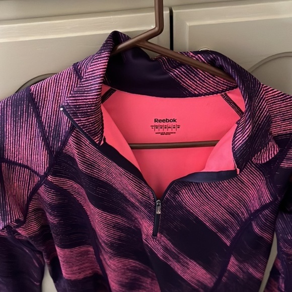 Reebok Pink and Purple Athletic Pullover - Picture 3 of 5